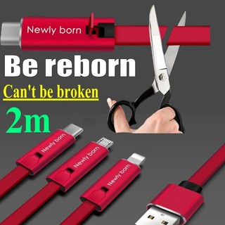 Dây Cáp Sạc Nhanh 2 Mét 4A / Có Thể Tái Sử Dụng Dành Cho Apple Android type-c