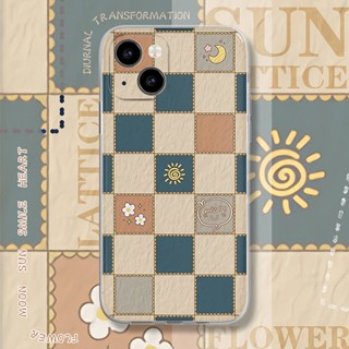 iPhone 13 Simple 12pro Phone Case 11 for iPhone Xs Niche 7plus All-Inclusive Good-looking Plaid AYOn