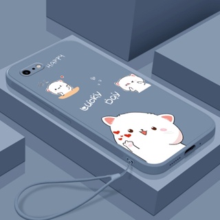 Ốp điện thoại QIANZI TPU kiểu mèo thích hợp cho Iphone 6 Iphone 6S Iphone 7 Iphone 8 6 Plus 6 Splus Se2020 Se2022