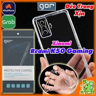 [Chính Hãng GOR-Ảnh Thật] Ốp lưng Xiaomi Redmi K50 GAMING Silicon Dẻo Trong Suốt