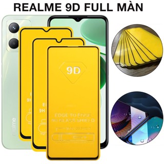 Cường lực Realme C35 C30 C31 C3 C12 C15 C2 C17 C1 X2 Q XT C11 C20 C21y C25y C25 C25s Narzo 20A 30A 50A 50i Q2i Kính [9D]