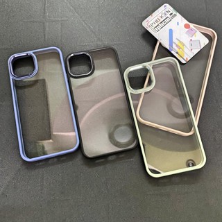 Ốp Lưng iPhone 13 Lưng Trong Không Ố Vàng Viền Màu Hiệu LF SZLF