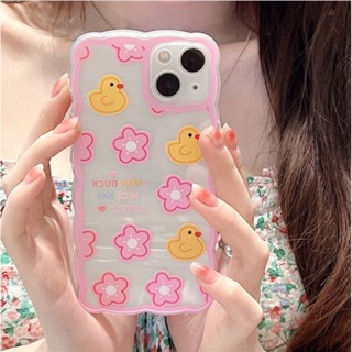 Ốp lưng iphone Ốp Điện Thoại Họa Tiết Vịt Hoạt Hình Dễ Thương Cho iphone 13Promax 14pro xs 7 8 Pro Max Mini-14 Dinuo case