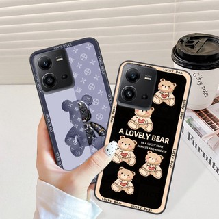 Ốp Vivo V25 5G / V25E bear brick, gấu đáng yêu, dễ thương