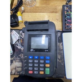 máy quẹt thẻ atm pos s78 cũ còn sử dụng tốt