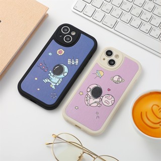 Ốp Điện Thoại Hình Phi Hành Gia Cho OPPO A3S A5S A7 A12 A16 A9 F11 F9 A94 Reno 5 6 7 7Z A93 A53 A15 A54 A74 A31 A52 A92