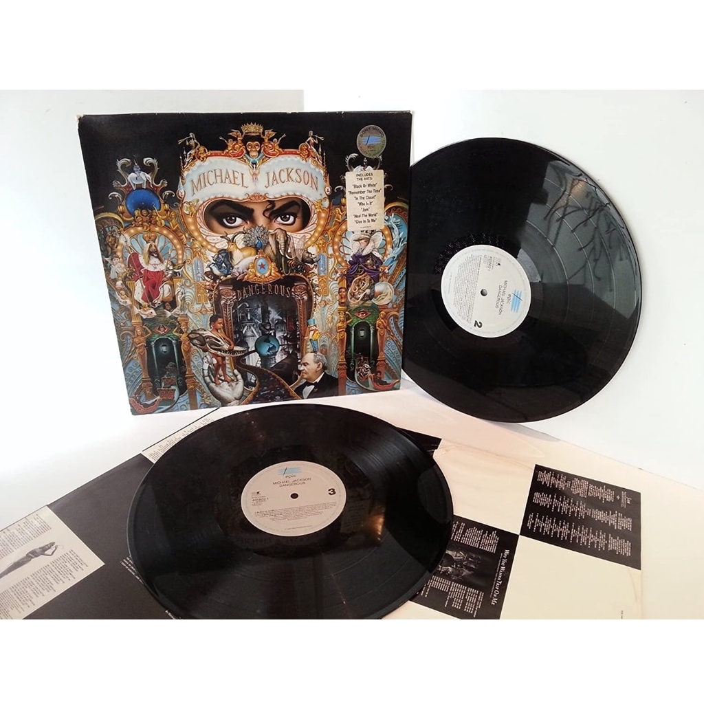 Michael Jackson DANGEROUS 2LP vinyl