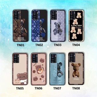 Ốp Oppo A57 4G 2022 bear brick, gấu đáng yêu, dễ thương