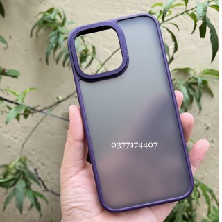 Ốp lưng Likgus nhám viền camera bọc nhôm cho iPhone 14 Pro Max, 14 Pro viền dẻo chống sốc, chống vân tay