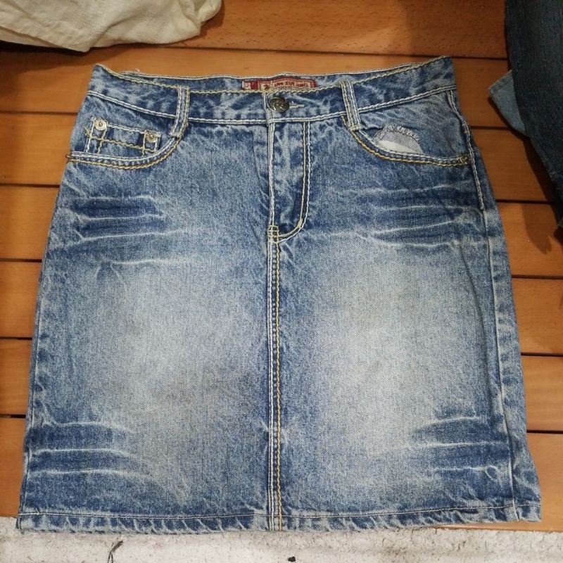 Chân váy jean 2hand, si đẹp