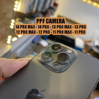 Đã có 14 Pro Max, 14 Pro) Miếng dán PPF bảo vệ camera Iphone 13 Pro Max / 13 Pro / 12 Pro Max / 11 Pro Max / 11 Pro