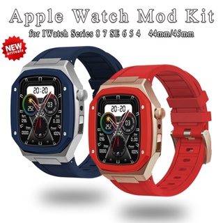 Ốp Bảo Vệ Bằng Silicon Kiểu Dáng Thể Thao Sang Trọng Cho Apple Watch Series 8 7 6 5 4 44mm 45mm IWatch S8 7 6 5 SE