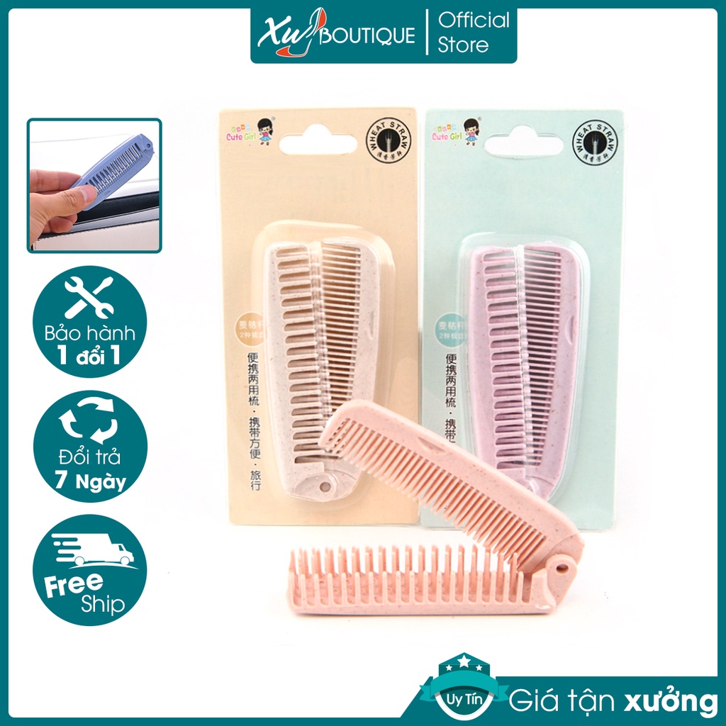 Lược Chải Tóc (Lược Gấp Mini Bỏ Túi Xách)