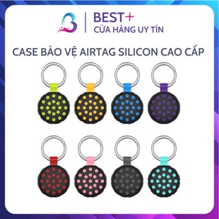 Vỏ Bọc / Case Ốp Bảo Vệ Apple Airtag Chất Liệu Silicon 2 Lớp Mềm Mịn - Bao Đựng Móc Khoá Chống Trầy