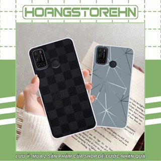 Ốp Vsmart Joy 4 / Live 4 / Star 5 in hình thương hiệu LV, họa tiết xanh bạc siêu đẹp