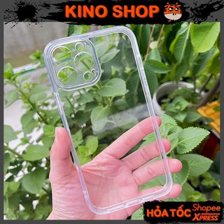 Ốp lưng trong chống ố vàng mặt lưng mica viền dẻo bảo vệ camera iphone 13 , 13 Pro , 13 ProMax , 12 , 12 ProMax , 11