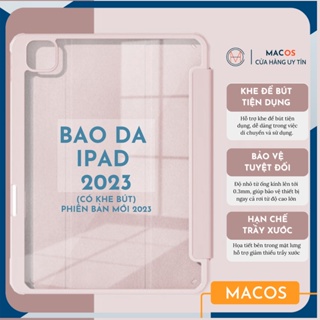 [Phiên bản mới] Cover iPad bao da đặc biệt case ốp lưng có khay khe bút Pro 11 Air 4 5 Gen 7 8 9 Pro 12.9 Mini 6 (AB10)