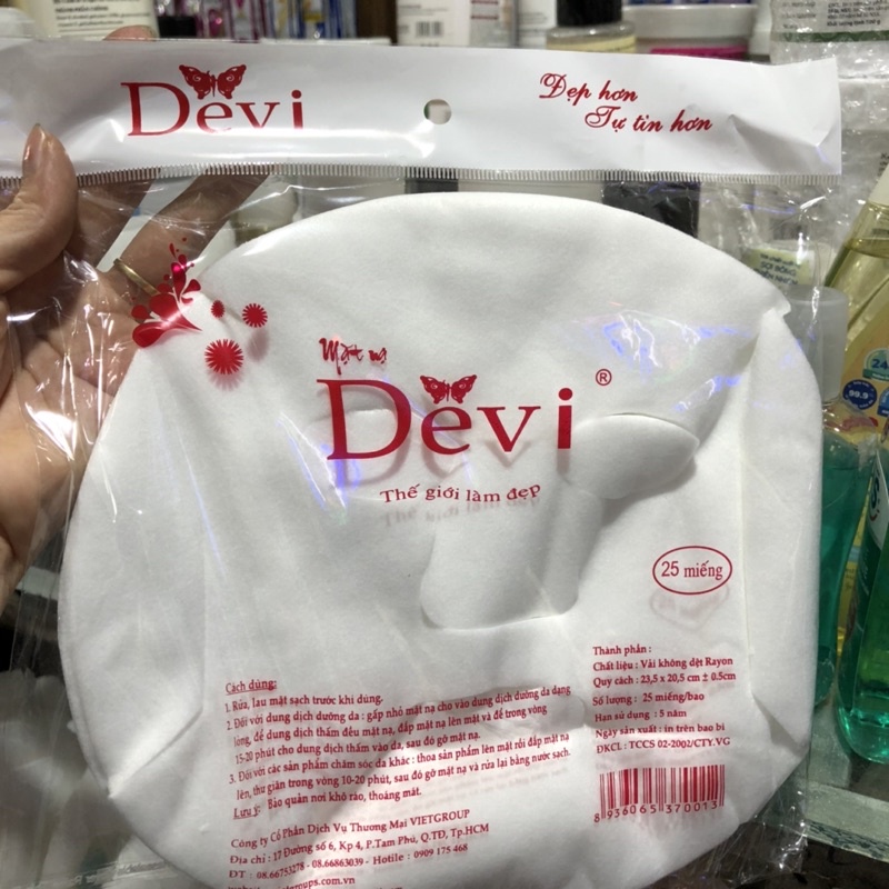 Mặt nạ giấy Devi (25 miếng)