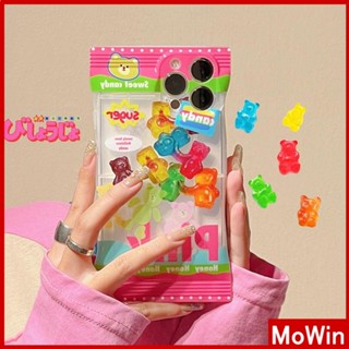 For iPhone 14 Pro Max iPhone Case Snack Bag TPU Soft Case Clear Case Airbag Shockproof Camera Cover Bear Candy Cute Compatible For iPhone 13 Pro Max 12 Pro Max 11 7Plus xr