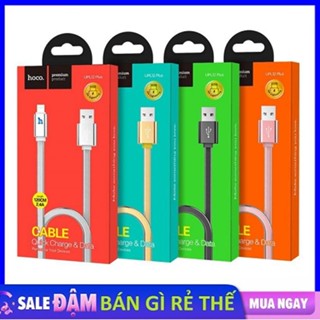 cáp sạc nhanh hoco upl12 1m2 plus cho ip/tablet táo có đèn led báo pin đầy