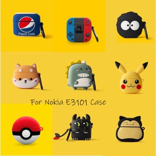 Vỏ Bọc Hộp Sạc Tai Nghe Mềm Hình Shiba Inu &amp; Shark Cho Nokia E3101