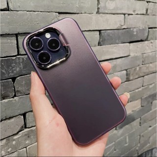Ốp Điện Thoại Nhựa acrylic Mặt Nhám Có Giá Đỡ Cho compatible for iPhone 14 pro max 13 pro max 12 pro max 11 pro max case