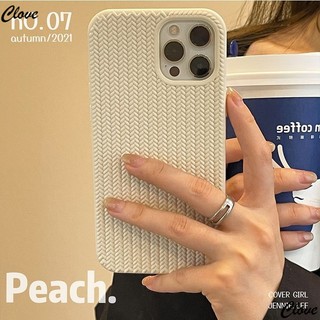 Ốp Điện Thoại Họa Tiết Dệt Chống Sốc Toàn Diện Cao Cấp Cho iPhone14 14 13 xr