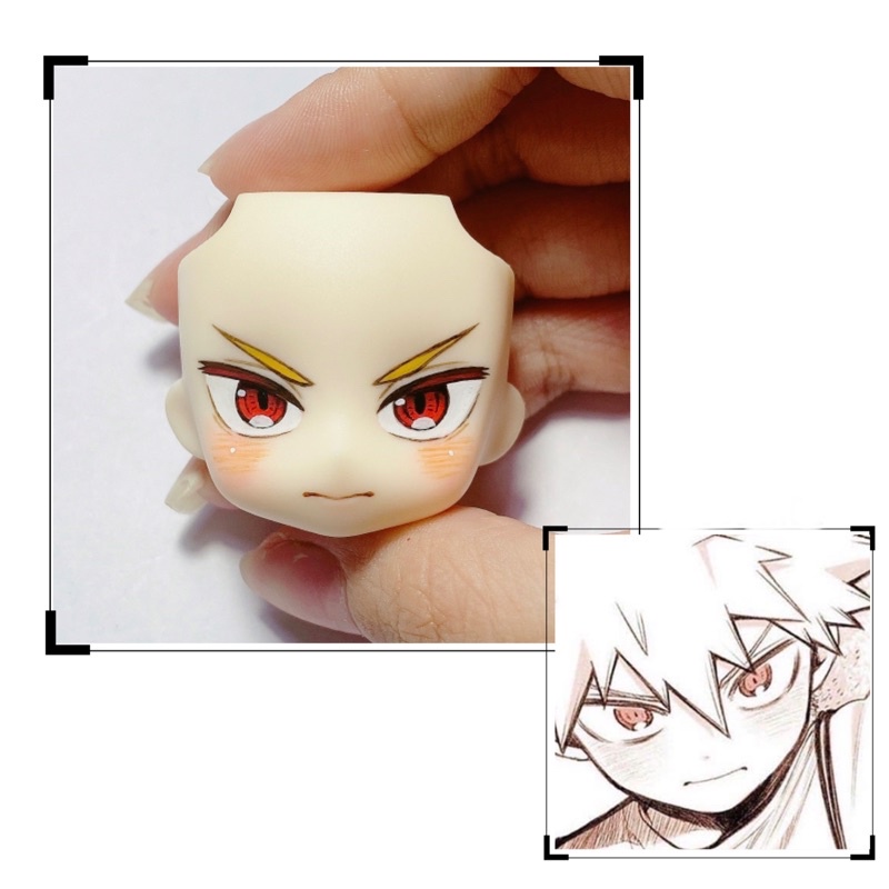 Mặt Bakugo (mô hình nendoll)