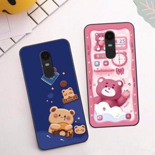 Ốp Xiaomi Redmi Note 4/ Note 4x / Redmi 5 Plus gấu cute gấu dễ thương nhiều màu sắc ốp xinh cá tính
