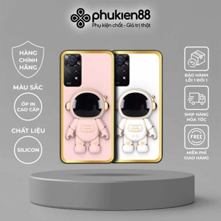 Ốp lưng Xiaomi Redmi Note 11 4G / Note 11S /Note 11 Pro 5G in hình hiệu ứng 3D phi hành gia robot đáng yêu, ốp rẻ đẹp