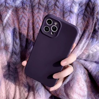 Ốp Điện Thoại Silicon Mềm Siêu Mỏng Hình Vuông In Chữ Amethyst Cho iPhone 14 Plus 13 12 Pro Max 11 14 Pro Max