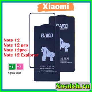 Cường lực Baiko Full màn cho Xiaomi Redmi K60 K60 pro Redmi 12C Note 12 / Note 12 pro plus Note 12 Explorer
