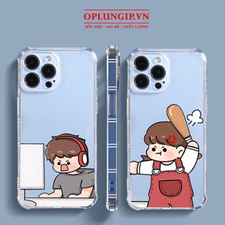 Ốp lưng iphone chống sốc bạn gái đanh đá cho iphone 14 13 pro max 11 12 pro max mini x xr xs max 6 s 7 8 plus