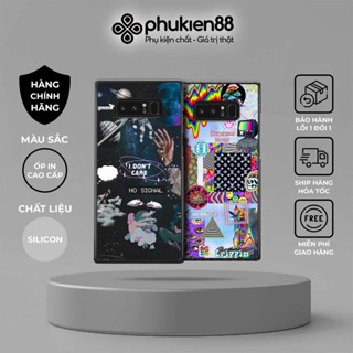 Ốp lưng Samsung Note 8 hình phi hành gia phê pha, lang thang trên mây, ốp rẻ bền đẹp