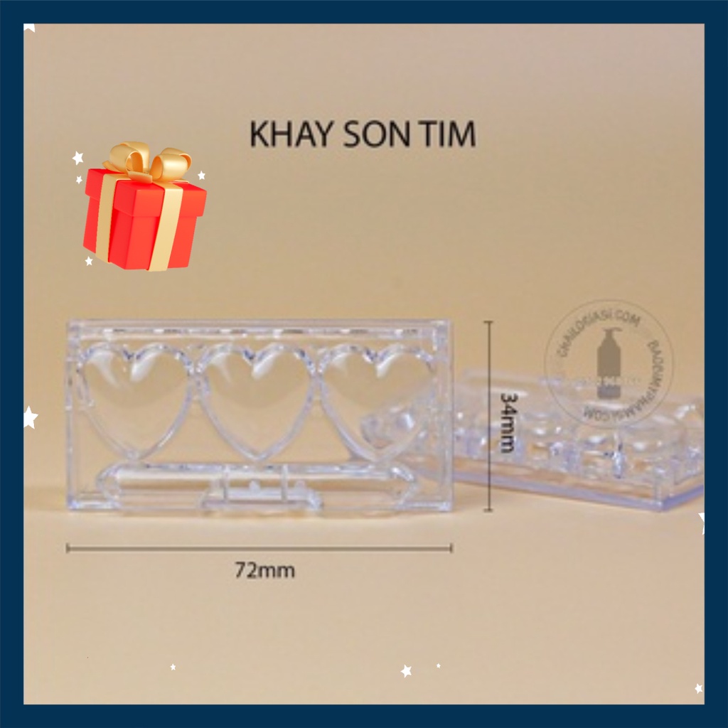 COMBO 5 KHAY SON TIM