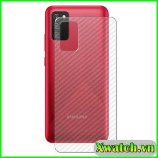 Miếng dán carbon mặt lưng cho Samsung M11 M12 M13 M23 M02s  M21 M33 M53 M73 M21S M01 M02 M31 M32 M30S M30 chống vân tay
