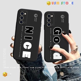 Ốp lưng OPPO F17 PRO-4G/RENO4 LITE/A93-4G/RENO 4F/OP-RENO 4-4G/các mẫu REALME, viền vuông bảo vệ camera, chữ NICE GOOD