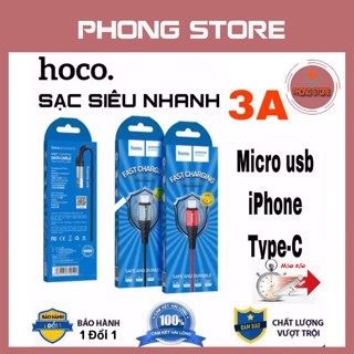 Dây sạc hoco X38 | cáp sạc ,micro,type hoco cho IP/Samsung/Oppo