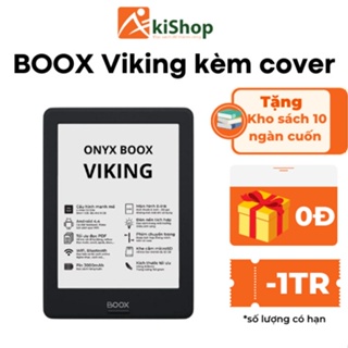 Máy đọc sách Boox Viking 8GB kèm Cover chính hãng Akishop