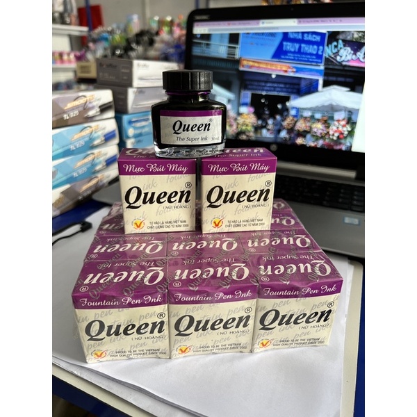 Mực Bút Máy Queen (Tím&Đen)