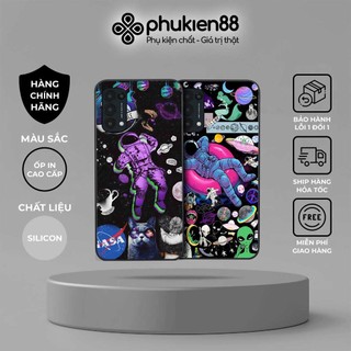 Ốp lưng Oppo Reno5 4G / Reno5 5G / Reno 5 hình phi hành gia phê pha, lang thang trên mây, ốp rẻ bền đẹp