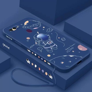 ốp lưng oppo a5s a12 a7 f9 Ốp Điện Thoại Silicone TPU In Hình Phi Hành Gia Kèm Dây Đeo Cho oppo a5s a12 a7 f9