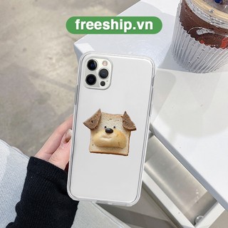 Ốp lưng iphone chó bánh mỳ ốp vuông bảo vệ cam 6/6splus/7/7plus/8/8plus/x/xr/xs/11/12/13/14/pro/max/plus/promax