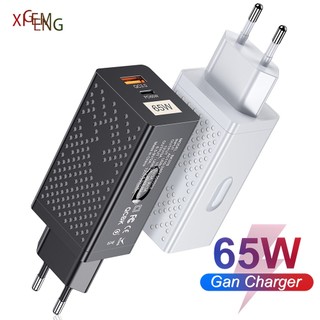 Cốc Sạc Nhanh 65W PD 65W + QC3.0 Cho Điện Thoại Thông Minh / Notebook / Tablet
