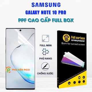 Dán màn hình Samsung Note 10 Pro full màn hình trong suốt chính hãng Moxiao Xing - Dán dẻo Samsung Galaxy Note 10 Pro