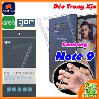 [Chính Hãng GOR-Ảnh Thật] Ốp lưng Samsung Note 9 Silicon Dẻo Trong Suốt