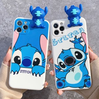 Ốp Lưng Silicon Màu Bảo Vệ Camera Stitch ( Kèm Hình Thú )