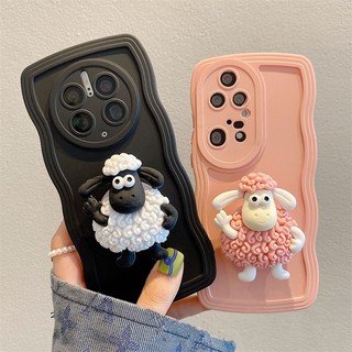 Ốp Điện Thoại Có Giá Đỡ Hình Cừu 3D Cho OPPO A5 A3S A32 A53 2020 A57 A72 A8 A31 2020 A9 F11 A93 A93S A55