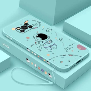 ốp lưng POCO X3 NFC POCO X3 PRO POCO X3 POCO X3 GT Ốp Điện Thoại Silicone TPU In Hình Phi Hành Gia Kèm Dây Đeo Cho POCO X3 NFC POCO X3 PRO POCO X3 POCO X3 GT