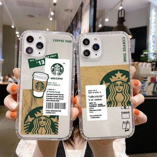 DISNEY Starbucks Ốp Điện Thoại TPU Mềm Chống Sốc Hình Super Mario Ba Mắt Cho IPhone 14 13 12 PRO 12 mini 11 PRO Max Xs Max XR 6 7 8 Plus